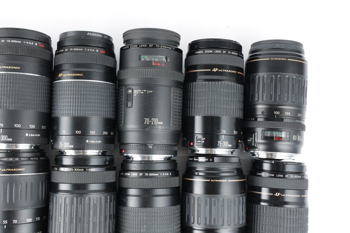 22260B 31 24点 Canon キヤノン EF 100-300mm 75-300mm USM 他 ズーム