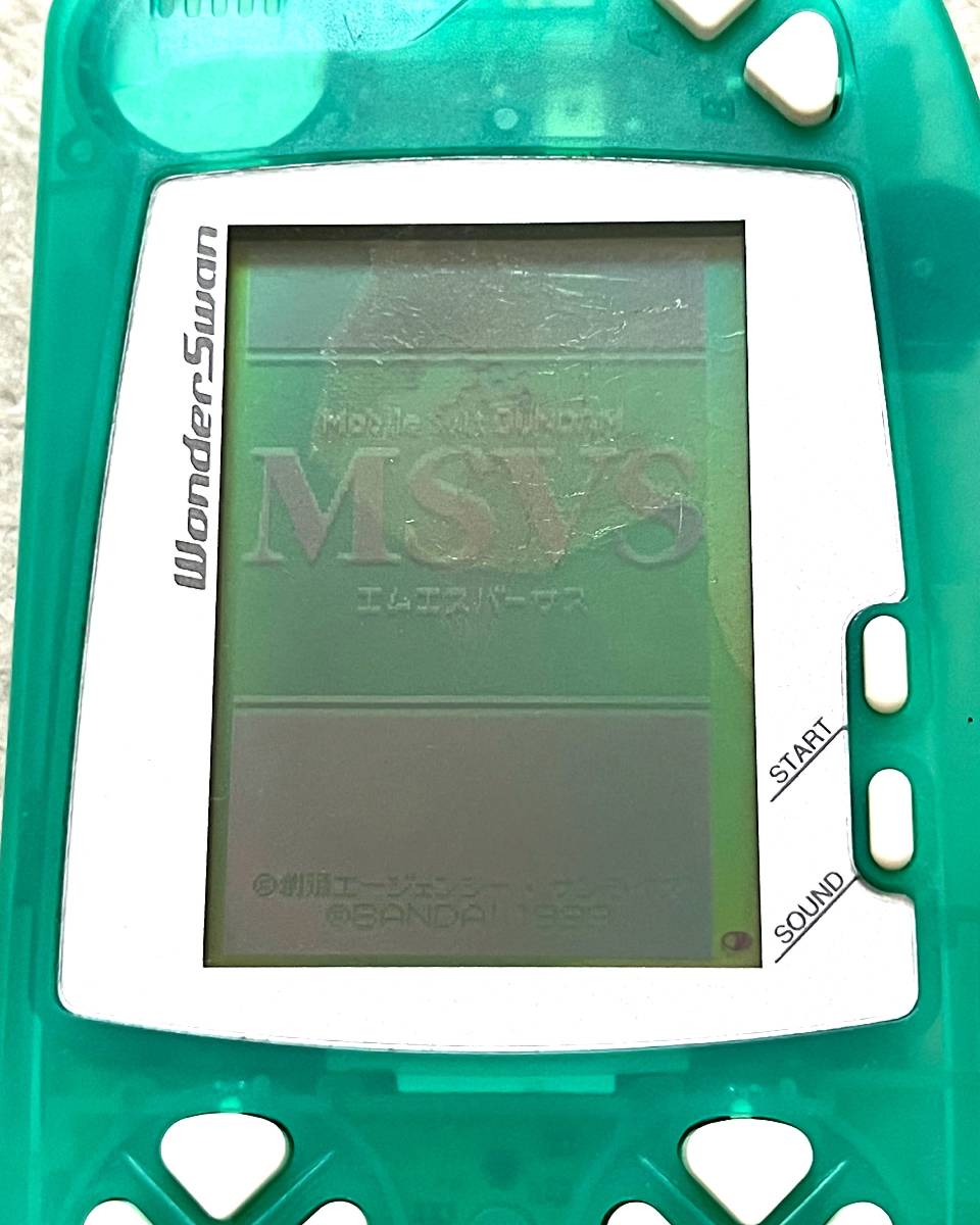 動作確認済み〉WS ワンダースワン 本体 ジャスコ限定 パープル＋MSVS 
