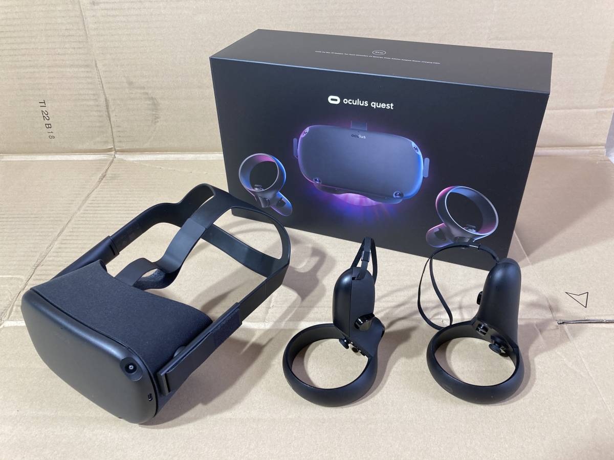  1円 Oculus Quest オキュラス クエスト 64GB ブラック VRゲーム機 社外製収納ケース付(テレビゲーム)｜売買されたオークション情報、yahooの商品情報をアーカイブ公開 - オークファン その他