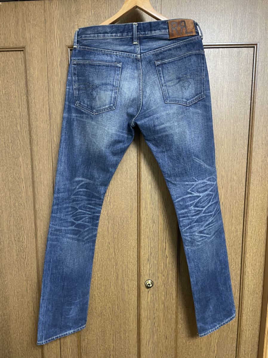 RRL ライトブルー ストレートデニム RRL ダブルアールエル ストレート 