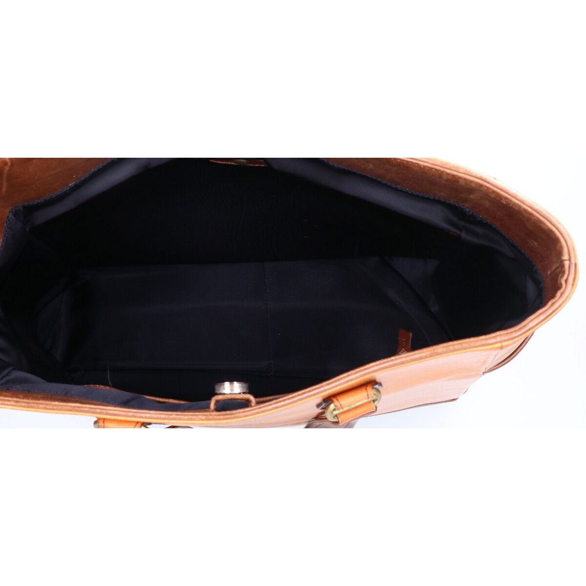 【1円】THE FLAT HEAD ザ・フラットヘッド ツートーンレザー トートバッグ ブラウン/ダークブラウン メンズ FLAT THE HEAD DOUBLE レザーブレスレット FN-WLN1-4S