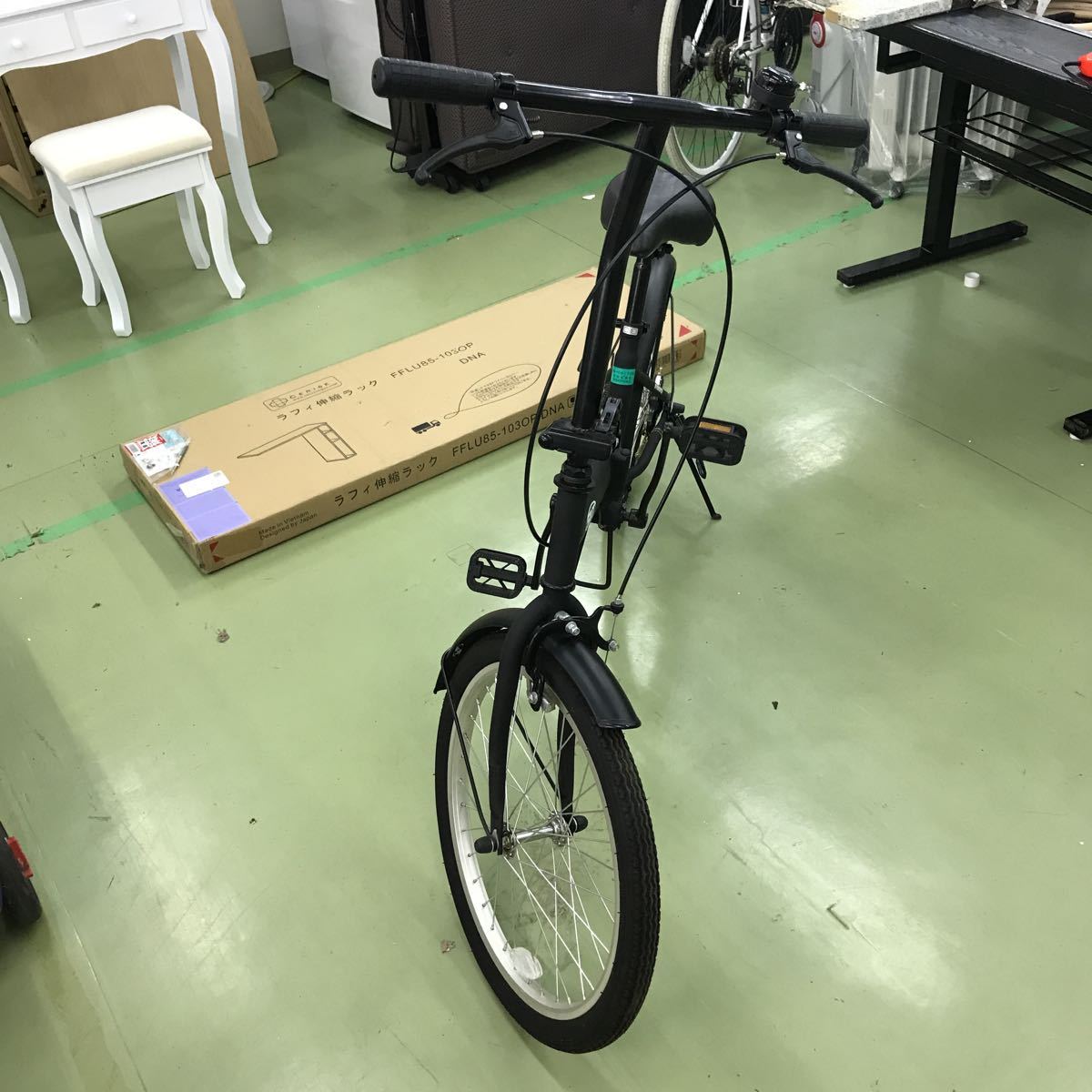 JC SMT折りたたみ自転車 16インチ 自転車譲渡証明書あります クロ 走行 