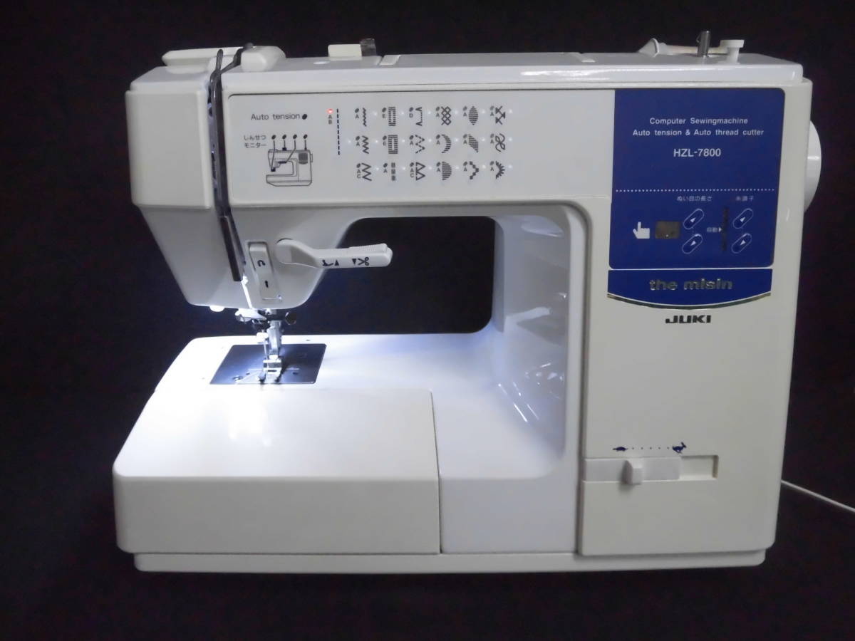 整備済・完動品 JUKI HZL-7800 洋裁 ハンドメイド レザークラフト