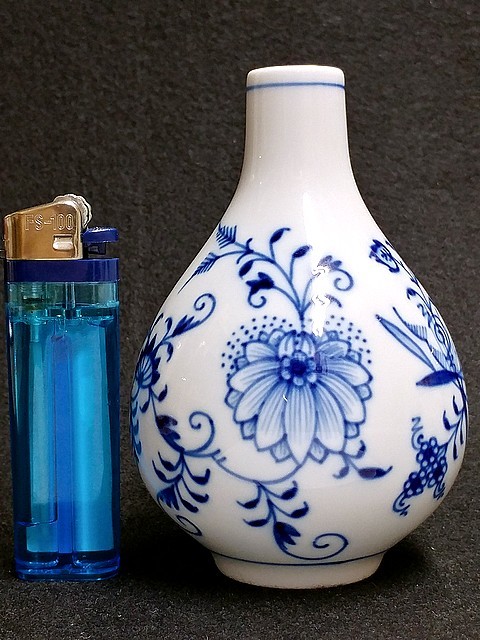Meissen マイセン ブルーオニオン 陶器 花瓶 新品未使用品 箱有り