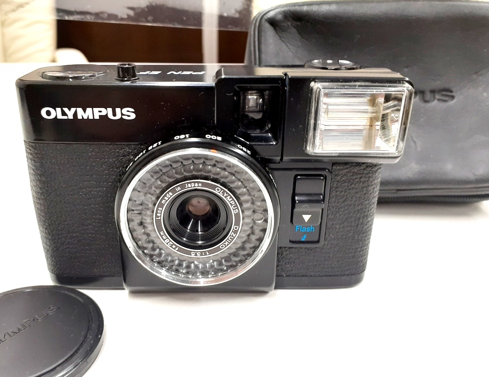 ☆OLYMPUS オリンパス PEN EF / D.ZUIKO 28mm F3.5 上品《シャッター