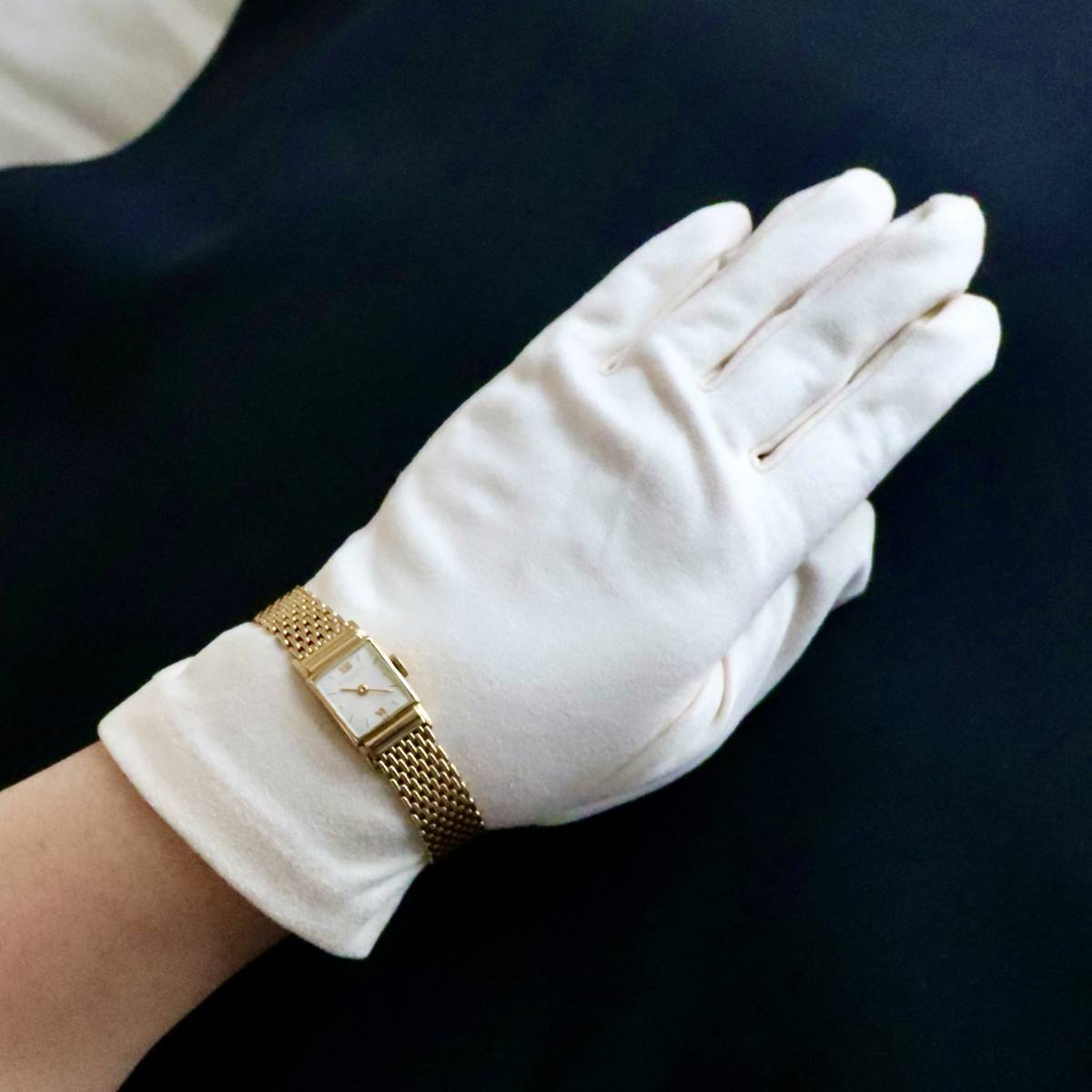 パテックフィリップ　レディース　K18YG 　メッシュブレス付き　修理要_10