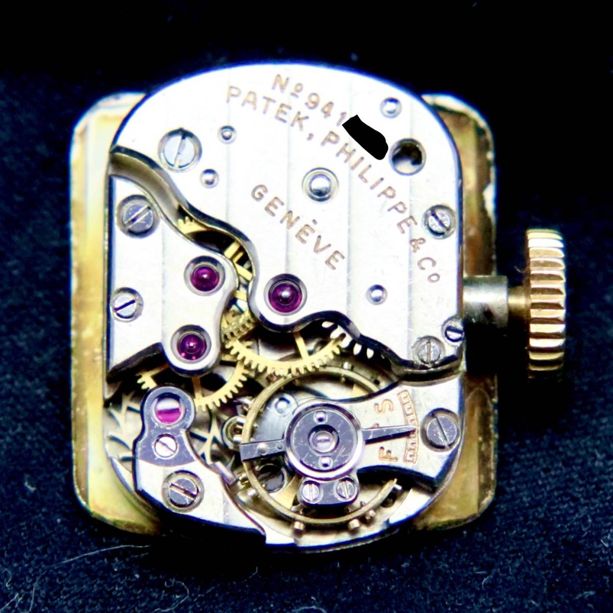 パテックフィリップ　レディース　K18YG 　メッシュブレス付き　修理要_7