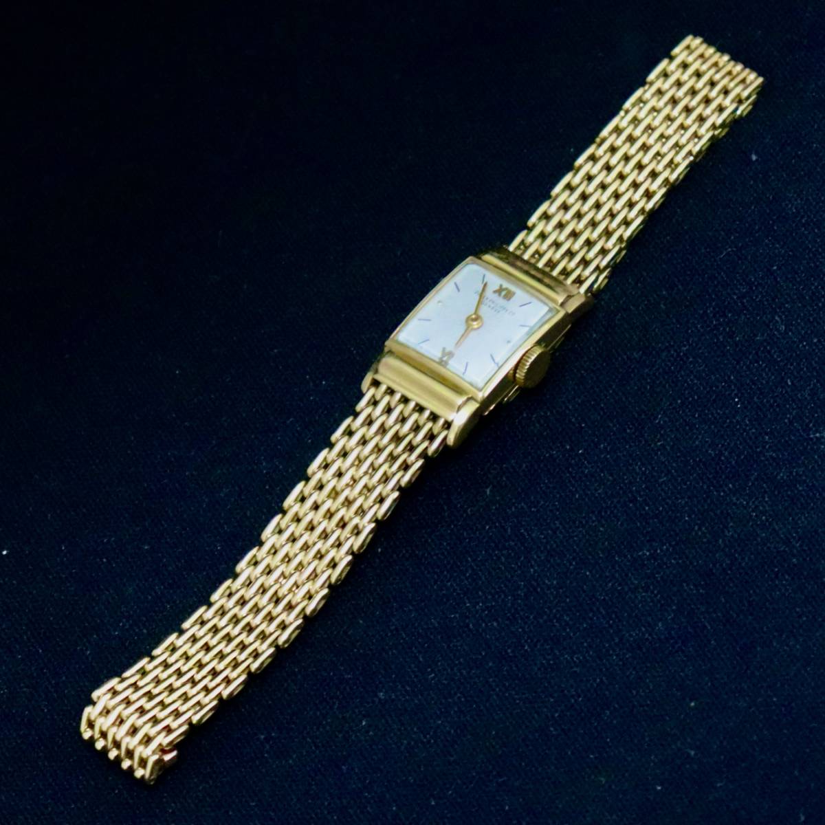パテックフィリップ　レディース　K18YG 　メッシュブレス付き　修理要_9