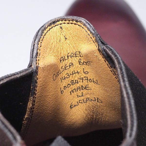 GK5289//イングランド製*ダンヒル/dunhill*メンズ6/サイドゴアブーツ  