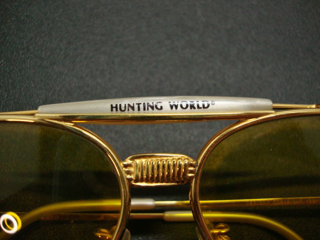 定価3.3万HUNTING WORLDティアドロップ サングラス ゴールド金属メタル  