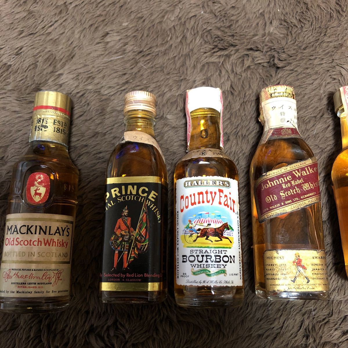 ミニボトル ウイスキー 古酒 ブランデー ミニチュアボトル まとめ売り 