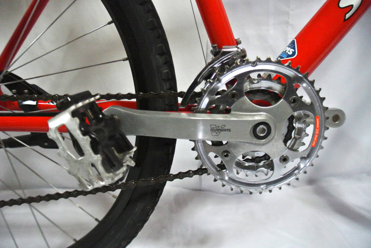 4-074 ☆【BRIDGESTONE】※ SLUGGER SX-500 軽快MTB 21段 26インチ 赤色 