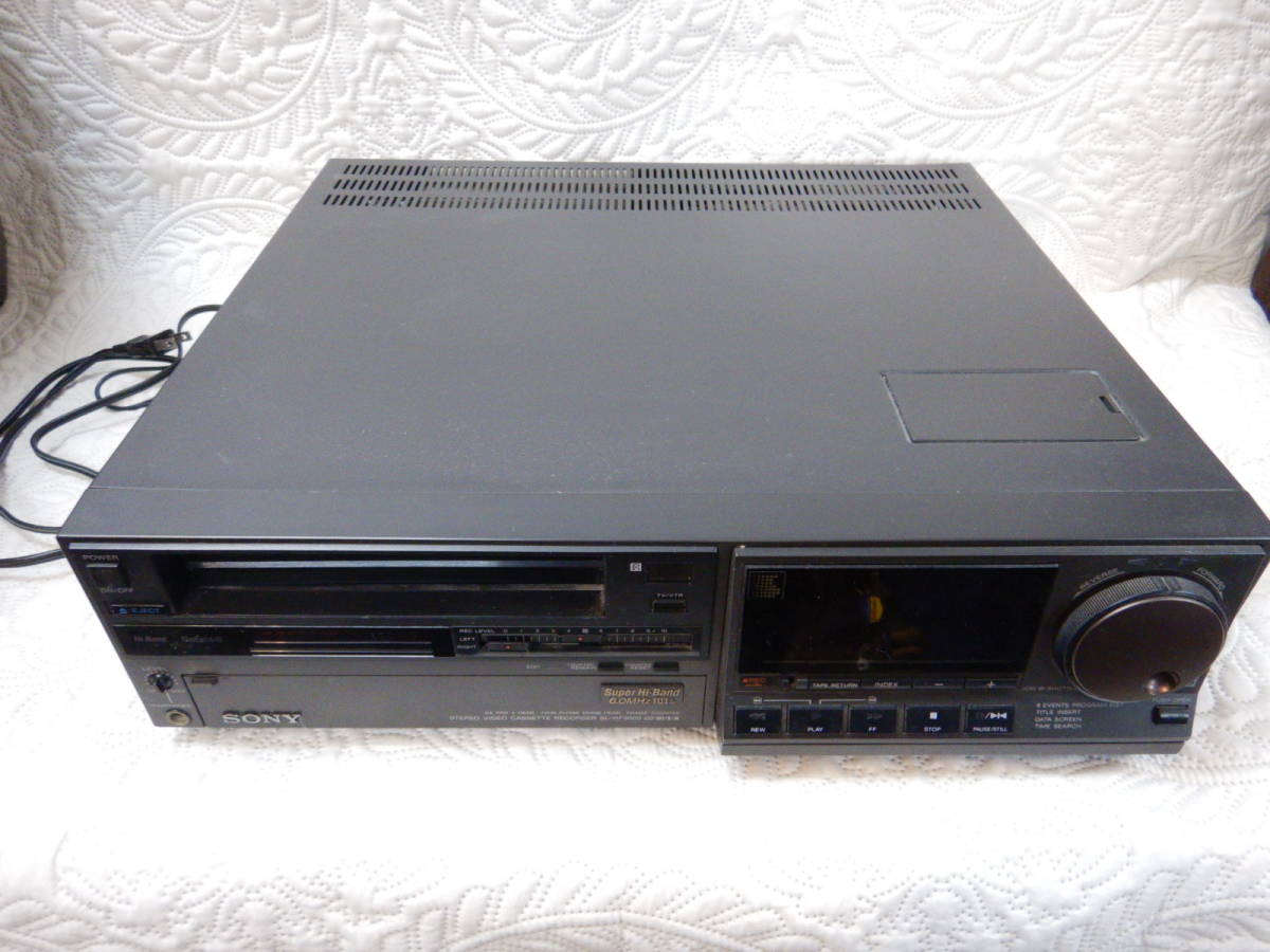 ソニー ビデオデッキ SONY SL-HF3000 レア 動作確認OK ベータ SONY SL