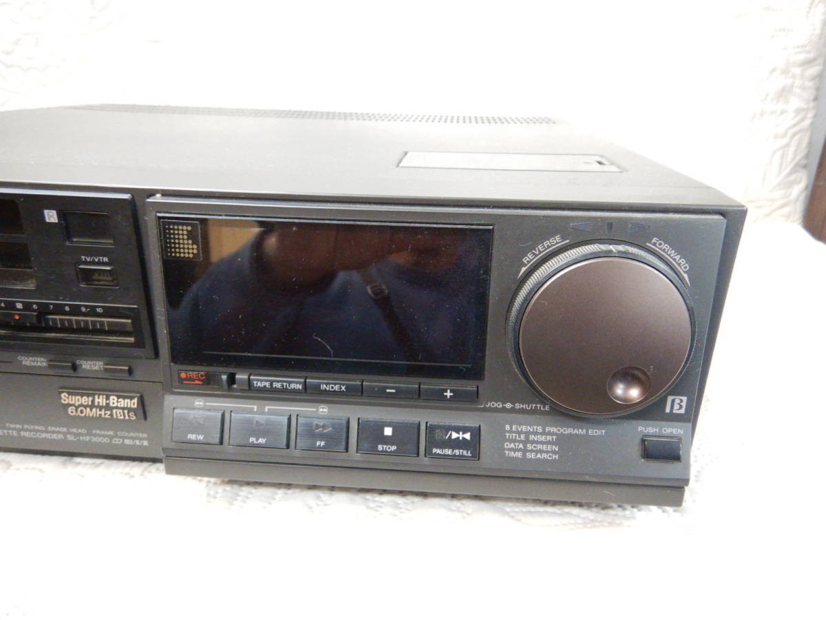 ソニー ビデオデッキ SONY SL-HF3000 レア 動作確認OK ベータ SONY SL