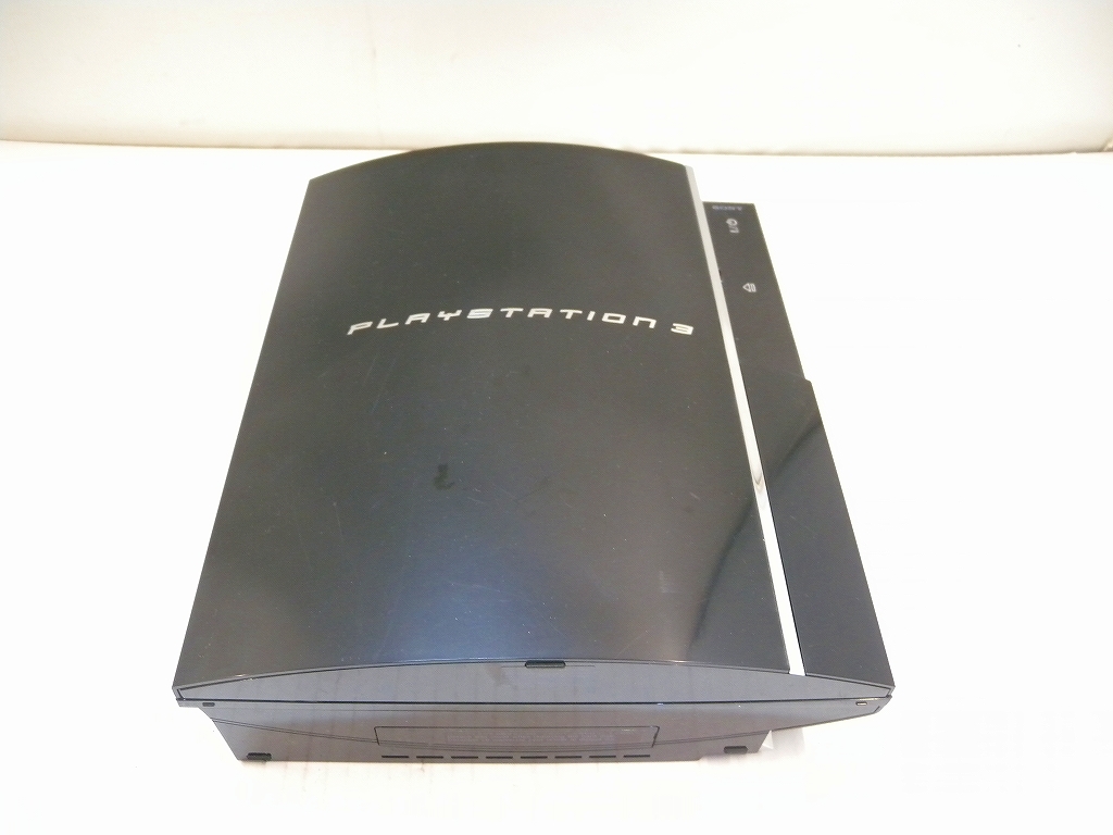 C8959★PS3本体のみ CECHA00 60GB ブラック 動作OK 初期化済 中古現状渡し