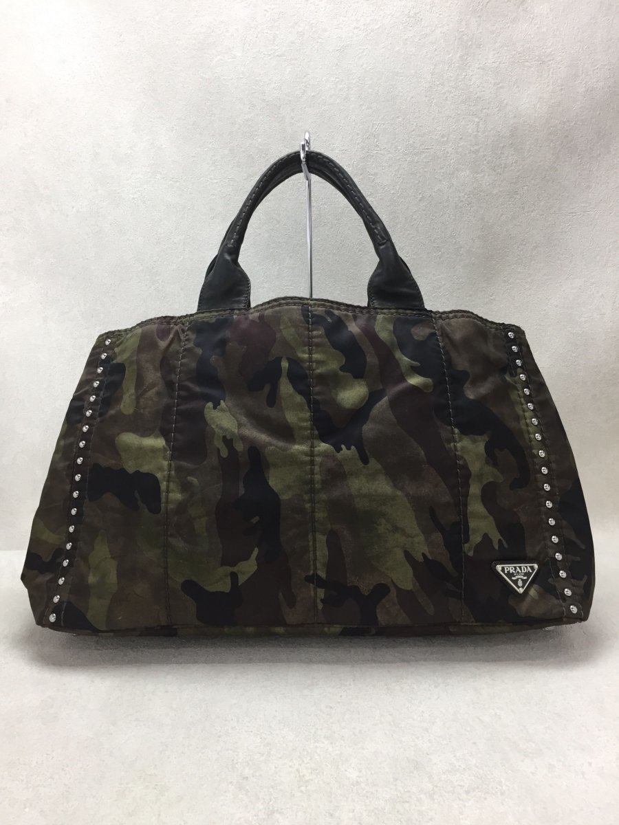 HOT，得価 PRADA カナパ/スタッズ/袋付/トートバッグ/KHK/カモフラ(トートバッグ)｜売買されたオークション情報、yahooの商品情報をアーカイブ公開 - オークファン その他