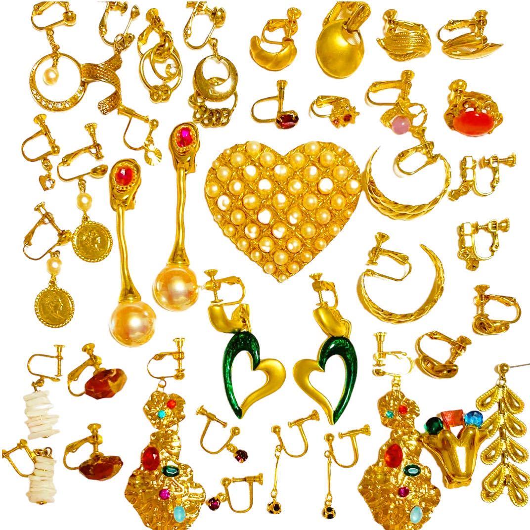 ヴィンテージ アクセサリー イヤリング ピアス ブローチ 大量 まとめ