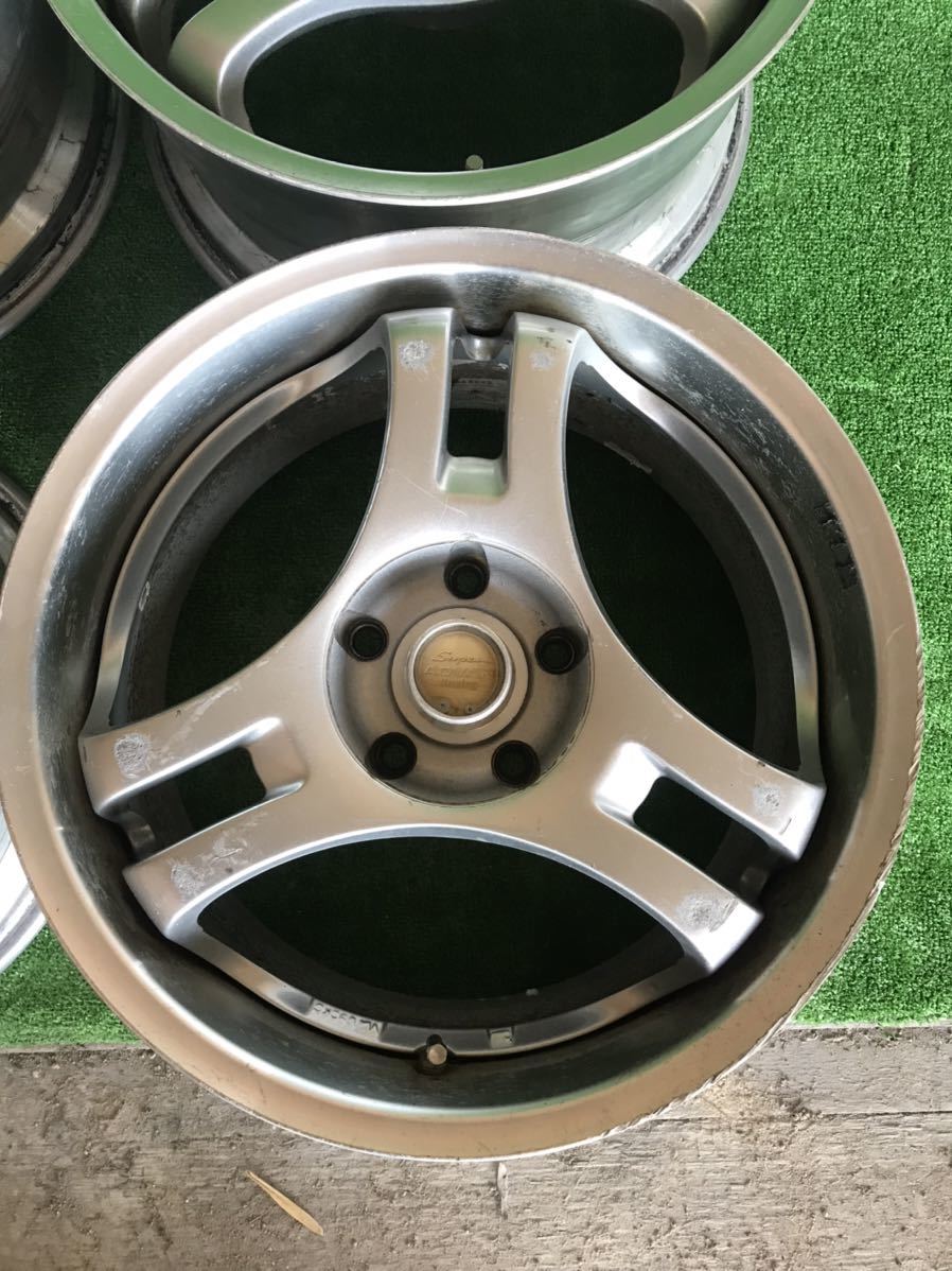 177】レア スーパーアドバンレーシング SA3R 17インチ9j +38 5H 
