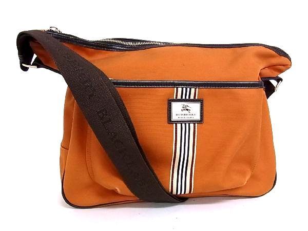 1円 BURBERRY バーバリー ブラックレーベル キャンバス ショルダー  