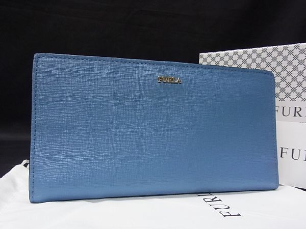 1円 □新品□未使用□ FURLA フルラ レザー 二つ折り 長財布 