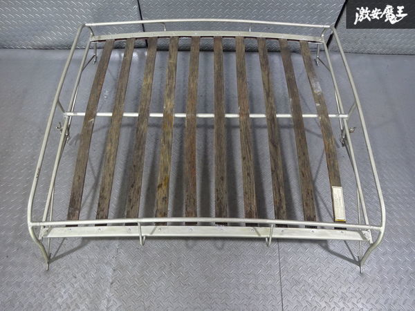 flat4 空冷ビートル タイプⅠ ルーフキャリア ルーフラック ウッド 塗装品 縦約120cm 横約110cm 高さ約31cm 即納 棚E ビートル ルーフキャリア FLAT4 タイプ1 ラック レトロ