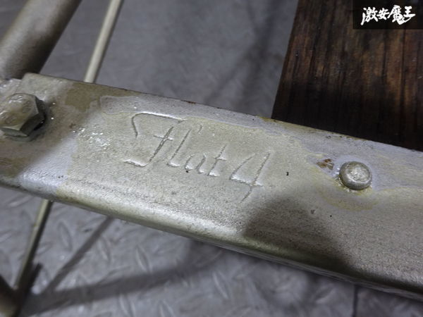 flat4 空冷ビートル タイプⅠ ルーフキャリア ルーフラック ウッド 塗装品 縦約120cm 横約110cm 高さ約31cm 即納 棚E ビートル ルーフキャリア FLAT4 タイプ1 ラック レトロ