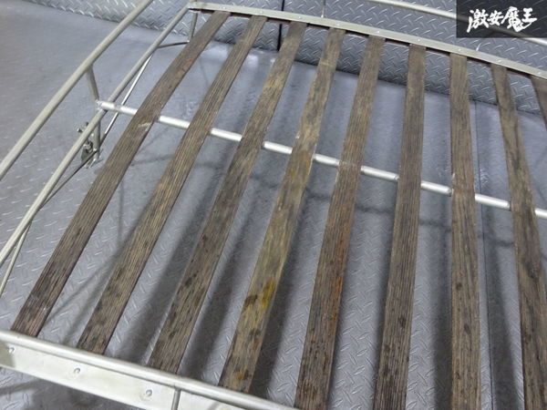 flat4 空冷ビートル タイプⅠ ルーフキャリア ルーフラック ウッド 塗装品 縦約120cm 横約110cm 高さ約31cm 即納 棚E ビートル ルーフキャリア FLAT4 タイプ1 ラック レトロ