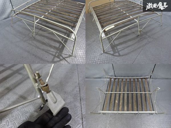 flat4 空冷ビートル タイプⅠ ルーフキャリア ルーフラック ウッド 塗装品 縦約120cm 横約110cm 高さ約31cm 即納 棚E ビートル ルーフキャリア FLAT4 タイプ1 ラック レトロ