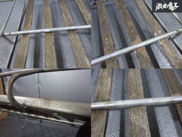 flat4 空冷ビートル タイプⅠ ルーフキャリア ルーフラック ウッド 塗装品 縦約120cm 横約110cm 高さ約31cm 即納 棚E ビートル ルーフキャリア FLAT4 タイプ1 ラック レトロ