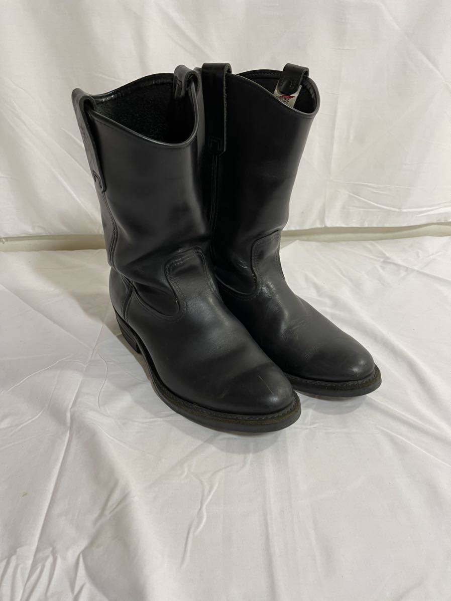 廃盤REDWING レッドウイング 8155 ペコスブーツ 7.5E ブラック 