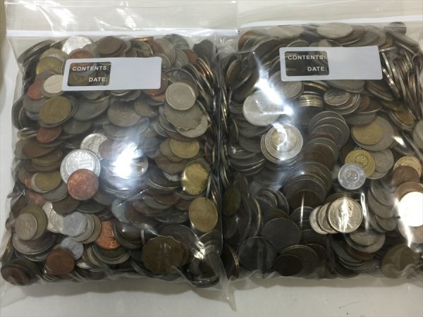 【大量】外国貨幣まとめ 約8.8kg 21【中古品 海外コイン まとめて 約8kg 詳細不明 ※他の商品と