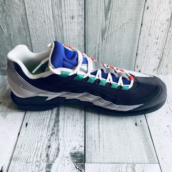 着用2回激レアフェデラーモデル　ズームベイパーRF X AM95 27.5 NIKEナイキ ZOOM VAPOR RF X AM 95 フェデラー NEON The Classic 'Neon