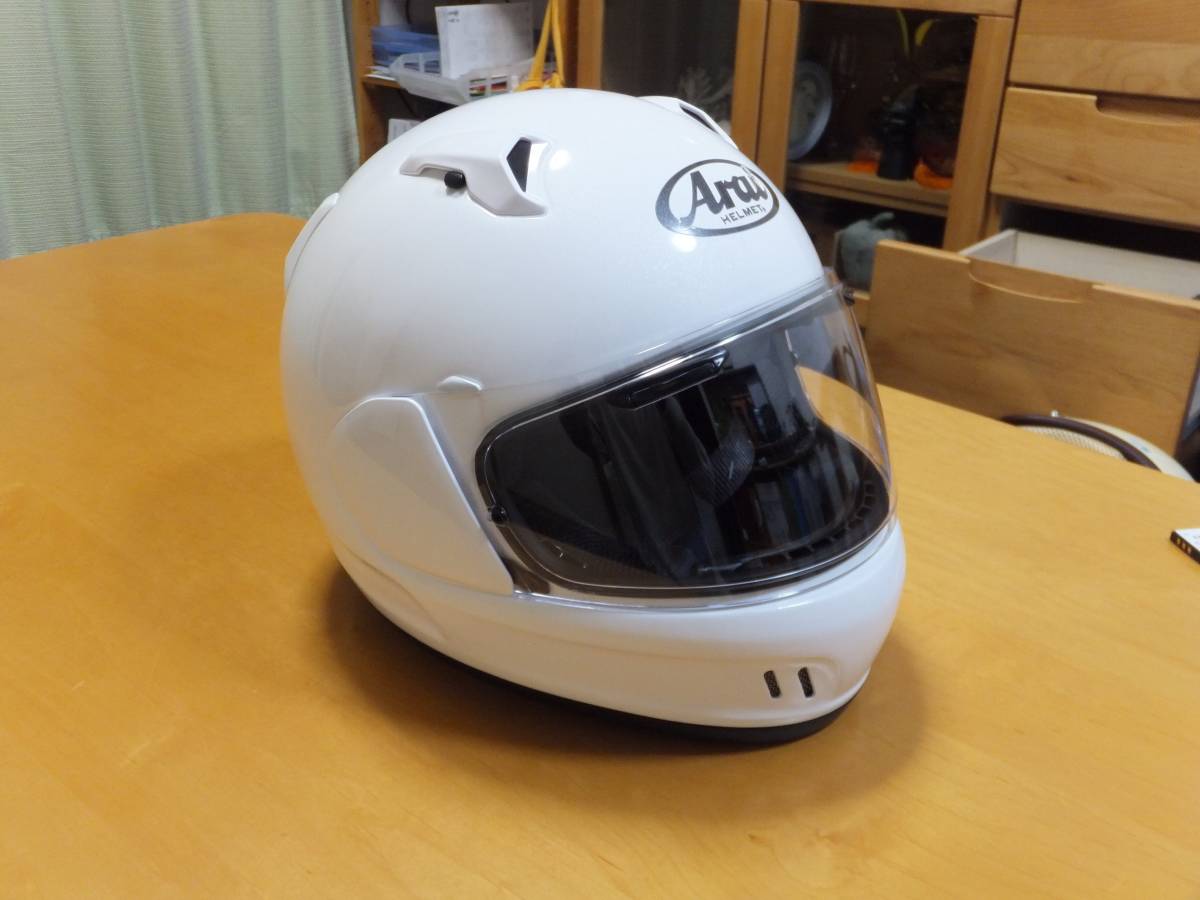 アライヘルメット XD グラスホワイト サイズXL 試着のみ(XLサイズ 