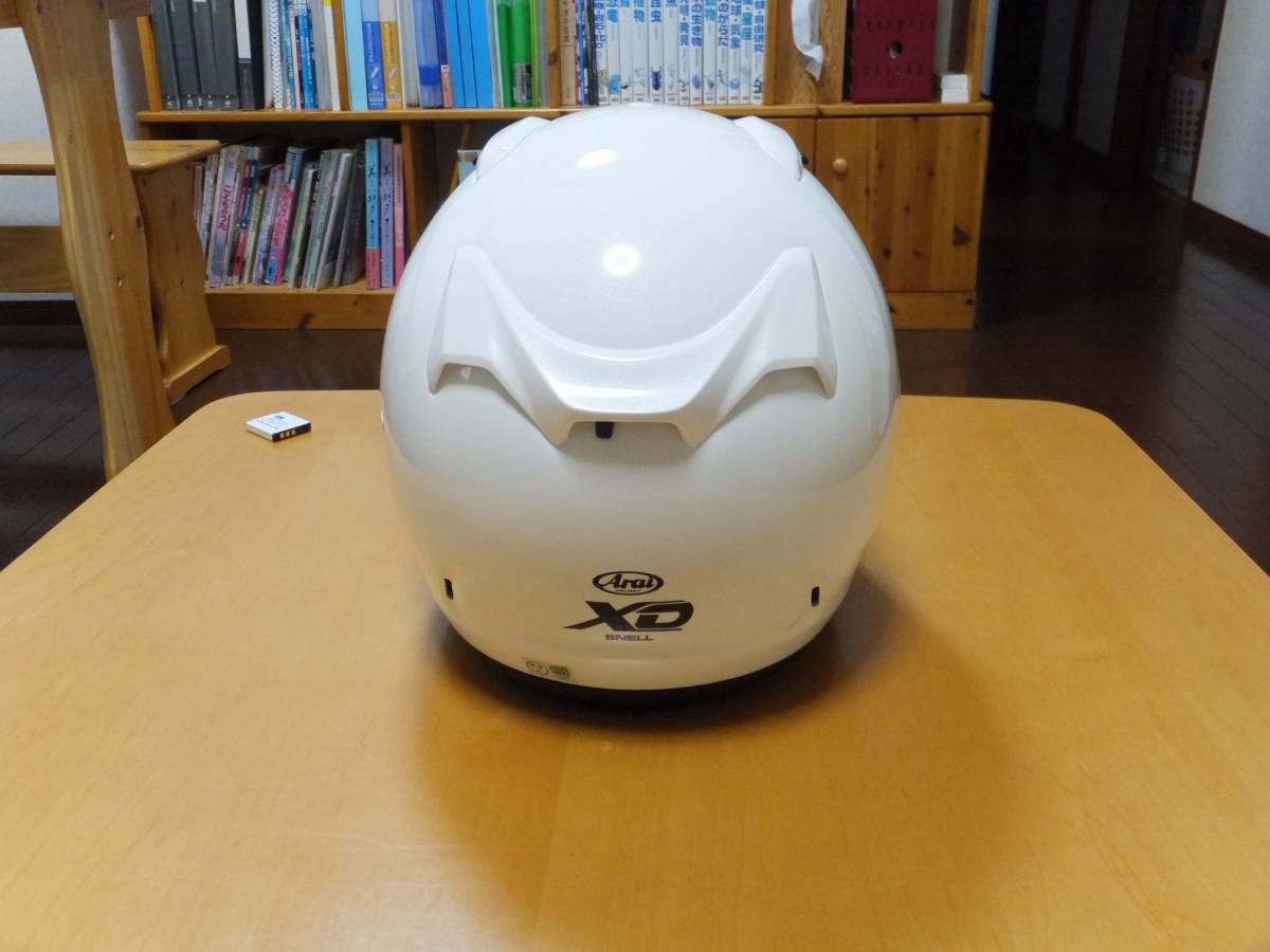アライヘルメット XD グラスホワイト サイズXL 試着のみ 【公式通販】