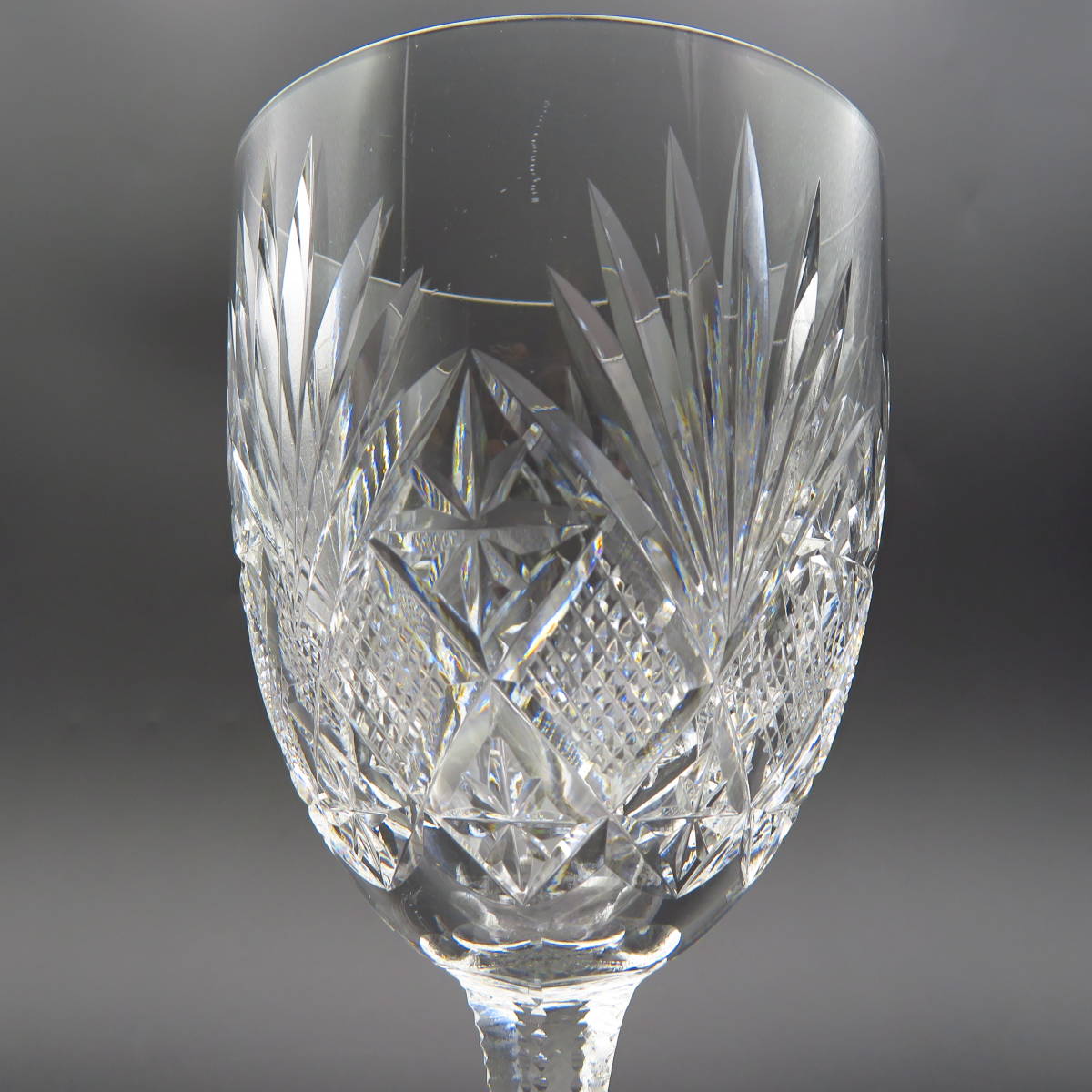 仏 saint-louis/サン•ルイ クリスタル色被せカット シャンパングラス