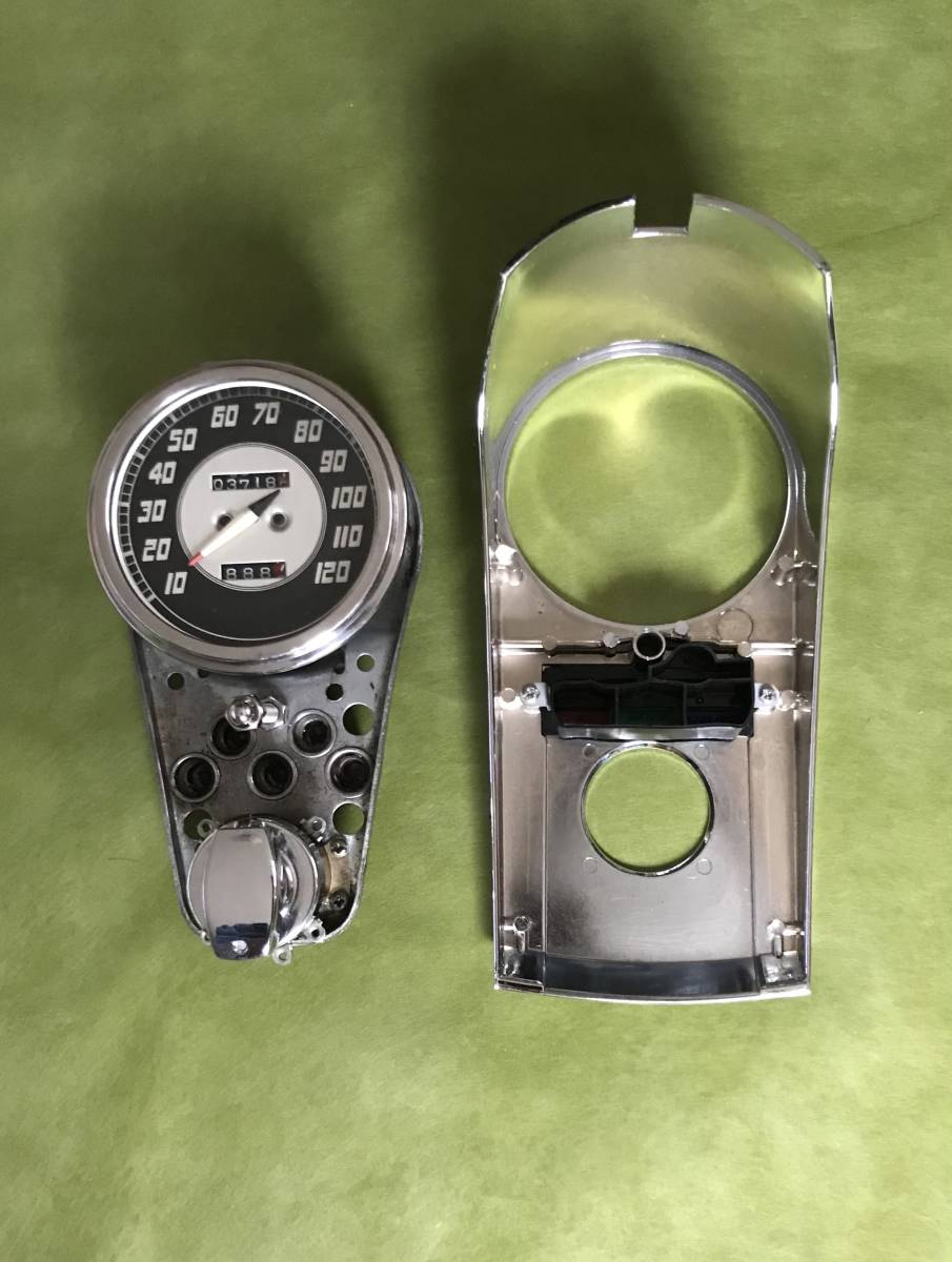 ハーレーダビッドソン FLSTS スピードメーター 220 km/h 車・バイク