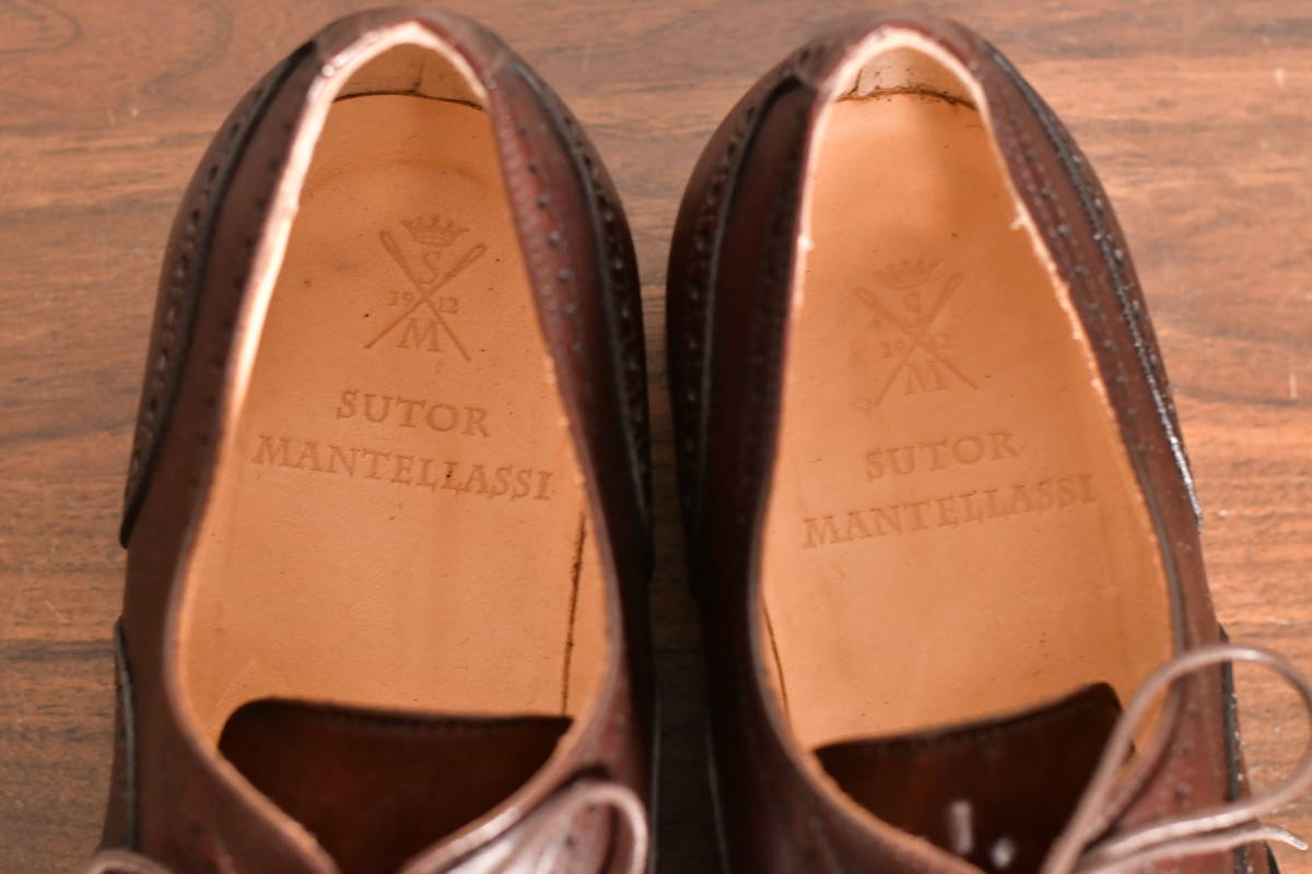 美品】Sutor Mantellassi ストールマンテラッシ UK8 26.5cm(26.5cm 