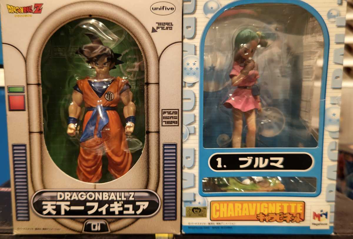 ドラゴンボール メガハウス キャラビネット フィギュア2点セット ドラゴンボール Z キャラビネット ブルマ 天下一フィギュア 孫悟空 未