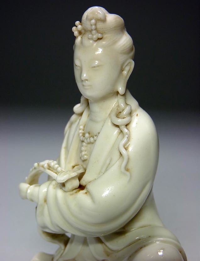 氷】中国美術 うぶだし 清時代 徳化窯 白磁 煎茶碗 茶杯 五客 時代箱