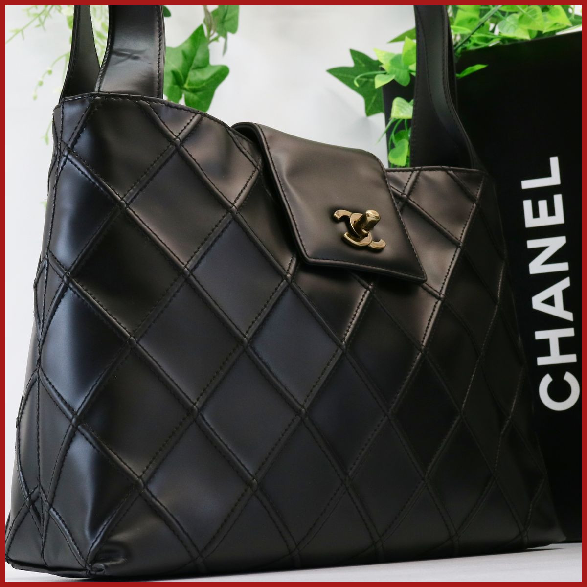 1円【美品】シャネル CHANEL ビコローレ スーパーモデル ワンショル  