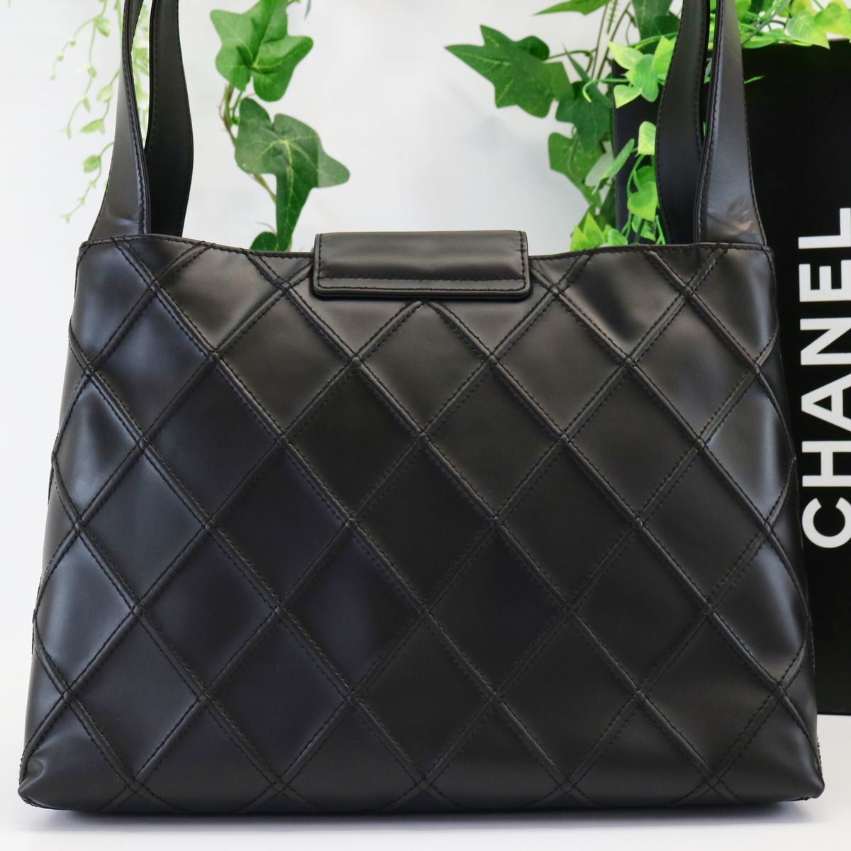 1円【美品】シャネル CHANEL ビコローレ スーパーモデル ワンショル 