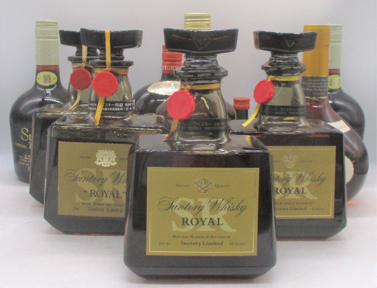 得価，新品 ウイスキー 10本セット ミニボトル含 SUNTORY サントリー ローヤル リザーブ 等 古酒 E101220(その他)｜売買されたオークション情報、yahooの商品情報をアーカイブ公開 - オークファン その他