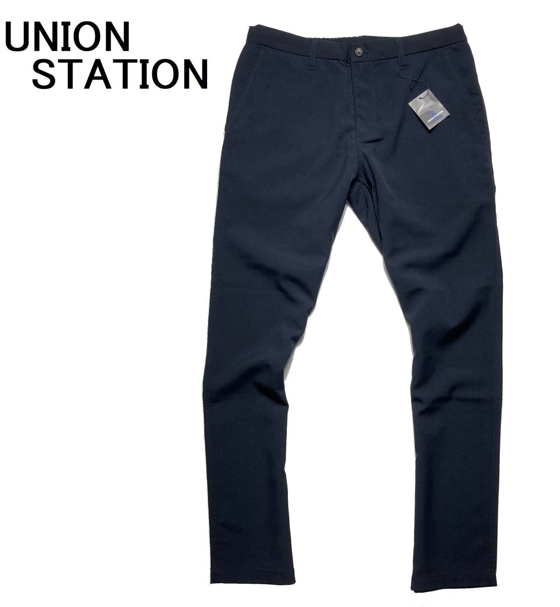 【大得価，最新作】 54772 メンズビギ UNION STATION スリム見え イージー仕様 ストレッチパンツ ネイビー L(Lサイズ)｜売買されたオークション情報、yahooの商品情報をアーカイブ公開 - オークファン Lサイズ