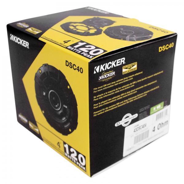 □USA Audio□キッカー Kicker DSC40 (43DSC404) 10cm Max.120W ○保証