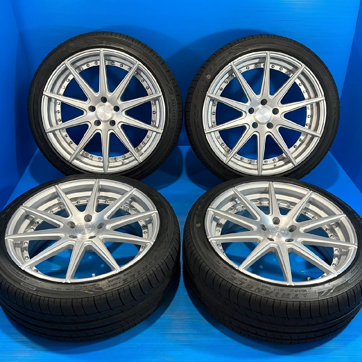 超美品 20インチ MID-R F10.1D 8.5J+38 PCD 5H114.3 トライアングル 
