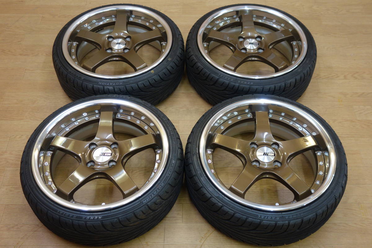 H254【希少】SSR プロフェッサー SP4 PCD100 6.5J+32/+39 165/40R16 