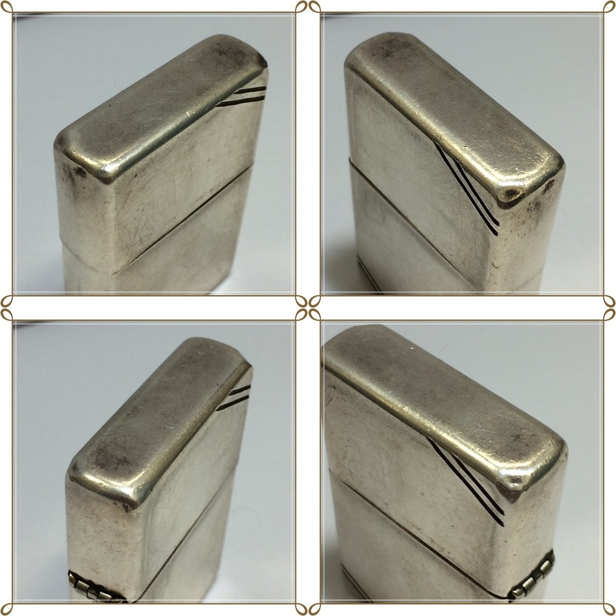 STERLING スターリングシルバー ZIPPO 0 Zippo 2000年製 ジッポー 純銀 