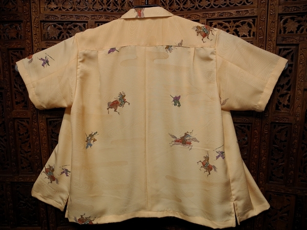 | アロハシャツ EDOKOMON ALOHA SHIRT &frasl; 江戸小紋 HARUNA Kimono Re - 着物 powered BASE by ユニ