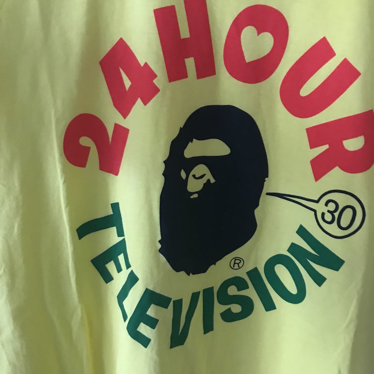 24時間テレビ Tシャツ エイプ 2007年 LL チャリティー 日本テレビ APE 