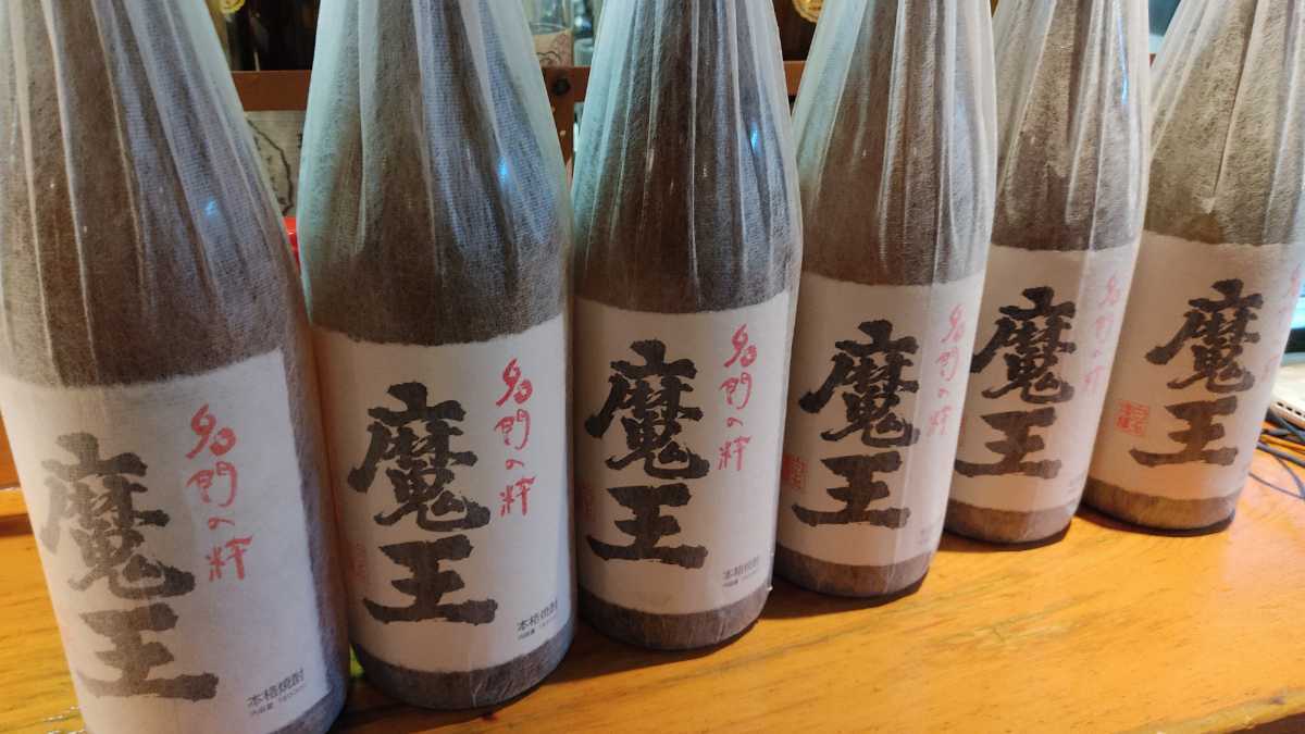 6本セット】魔王 芋焼酎 白玉醸造 1升瓶(1800ミリ) 魔王 芋焼酎